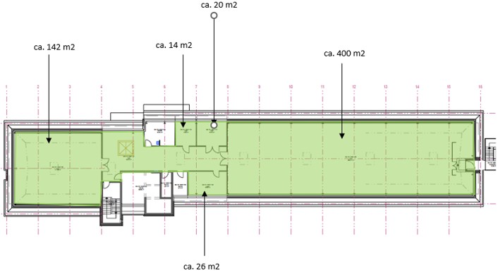 ufficio di 588m²