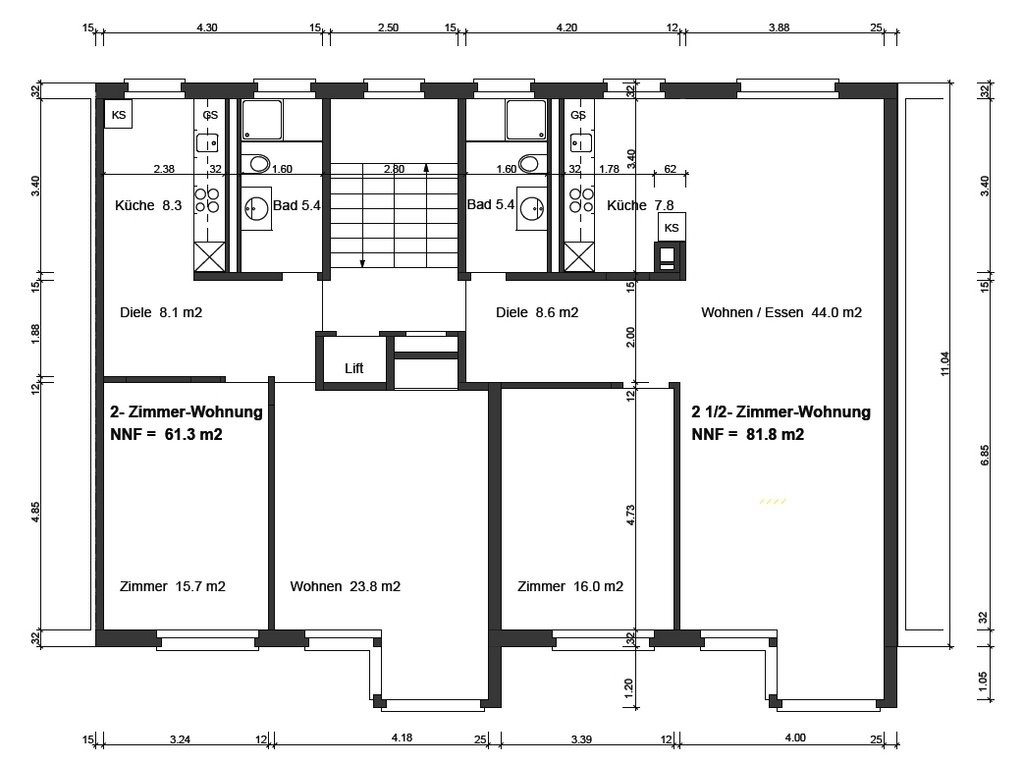 appartamento di 2 ½ locali