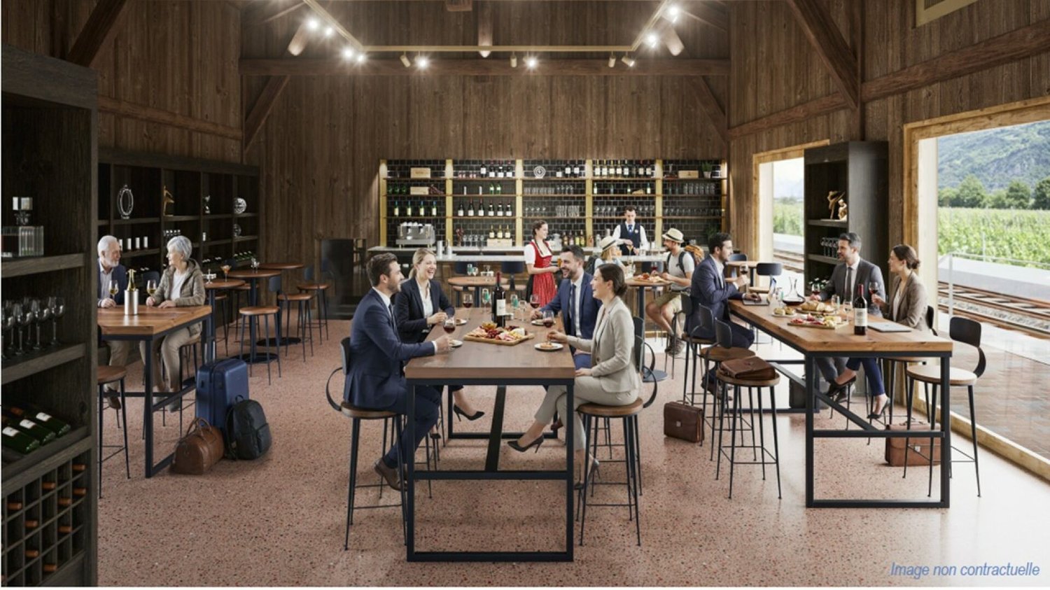 150m² restaurant