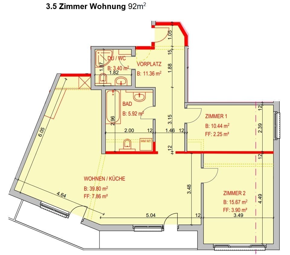 Appartamento di 2 ½ locali, foto 6 di 7