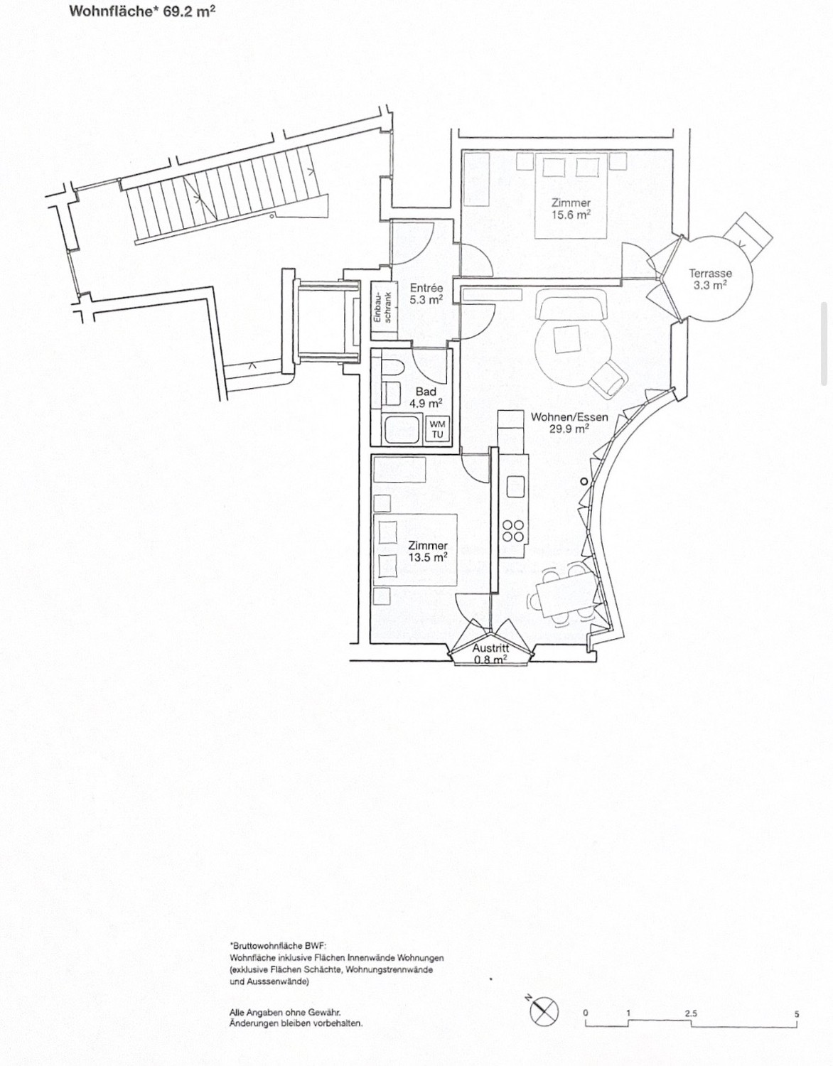 Appartamento di 3 ½ locali