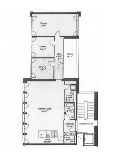 4 ¾ locali loft