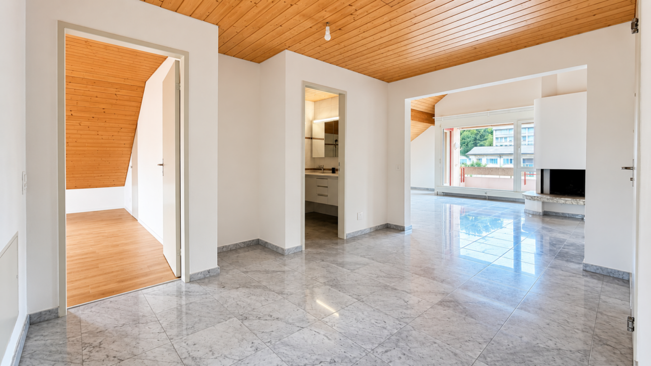 Appartamento mansardato di 2 ½ locali, foto 2 di 10
