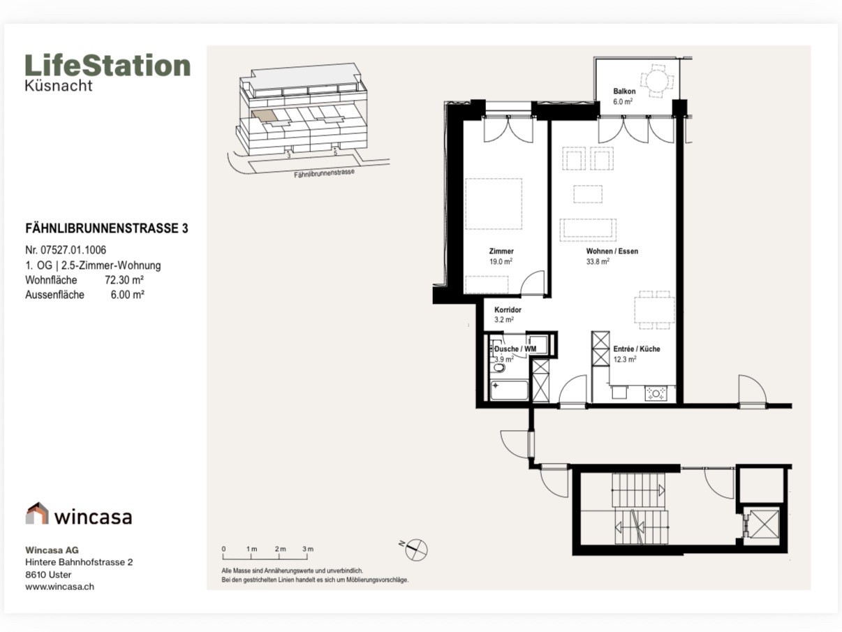 Appartamento di 1 ½ locali, foto 2 di 5