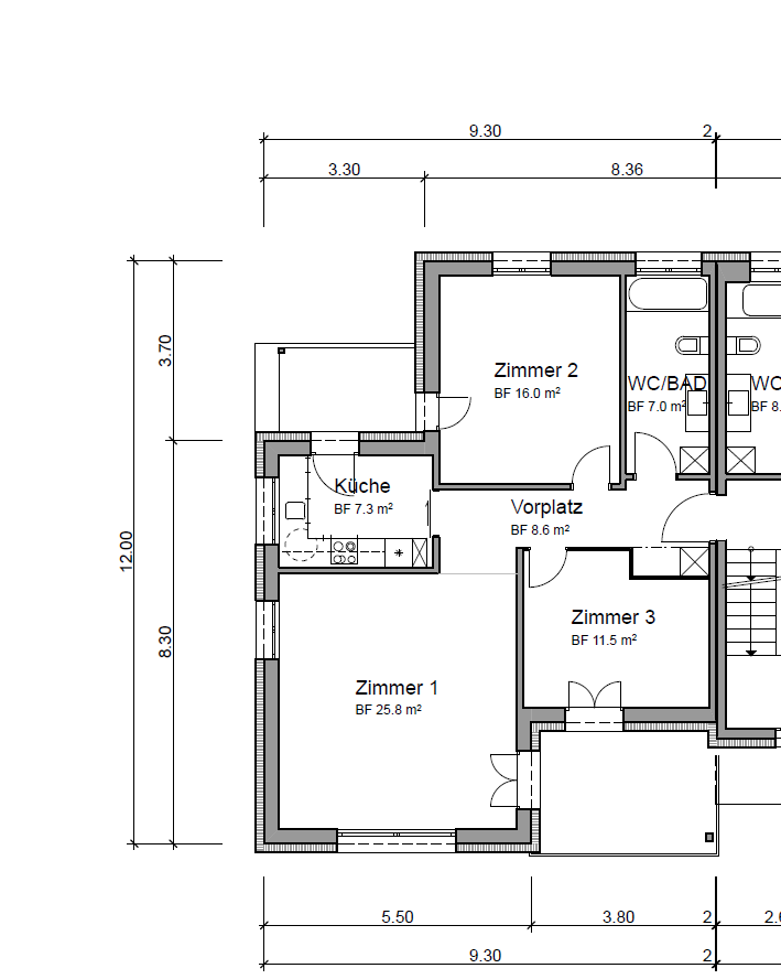 Appartamento di 3 ½ locali, foto 3 di 8
