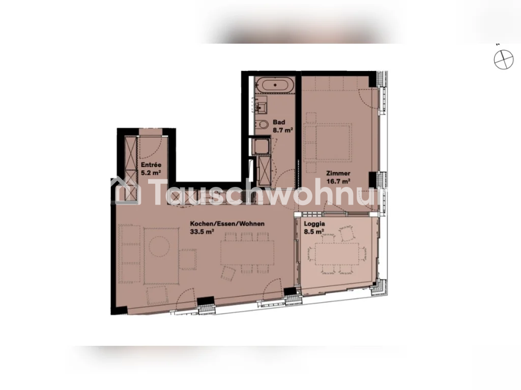 Appartamento di 2 ½ locali, foto 1 di 2