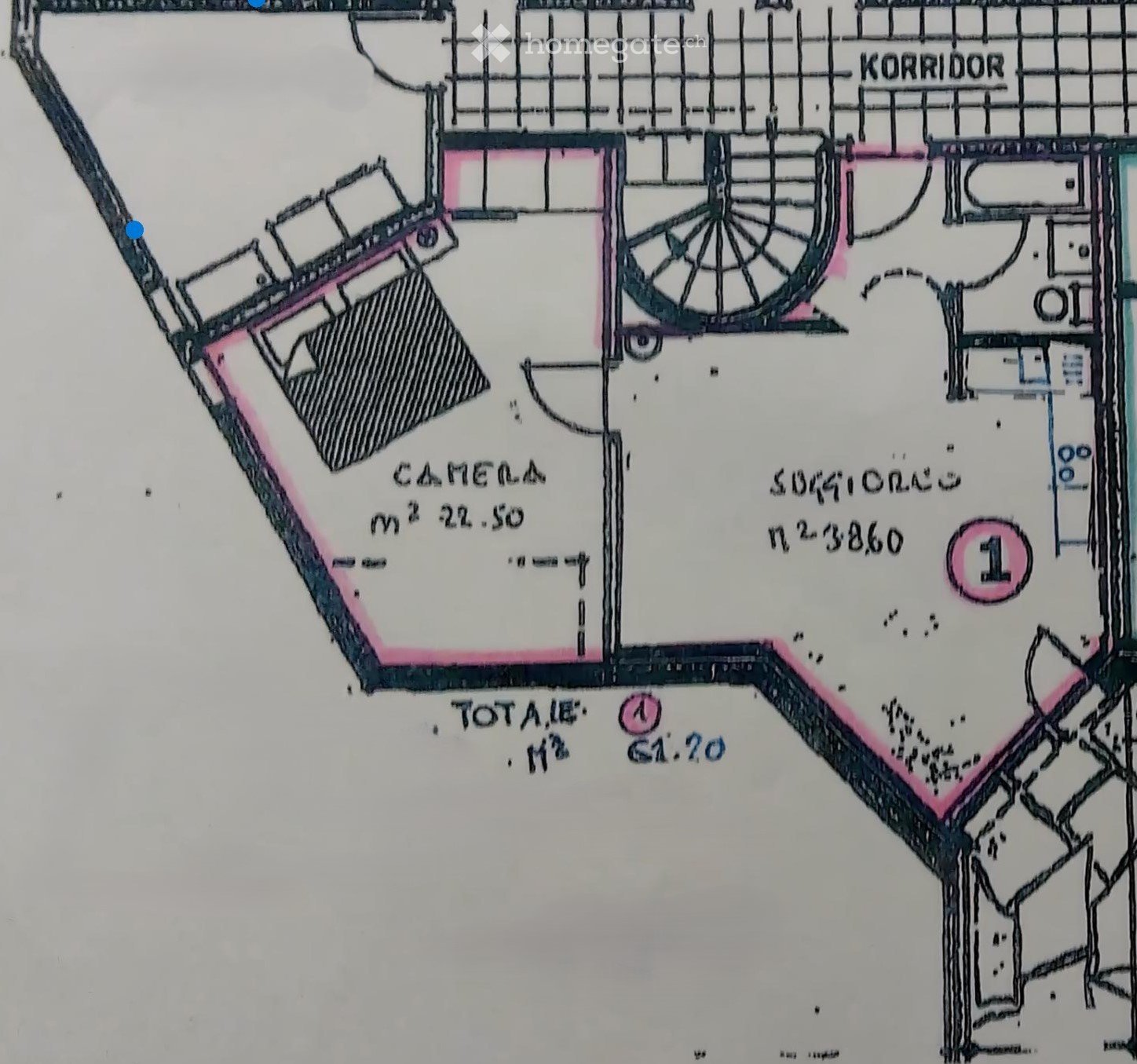 2 ½ rooms apartment