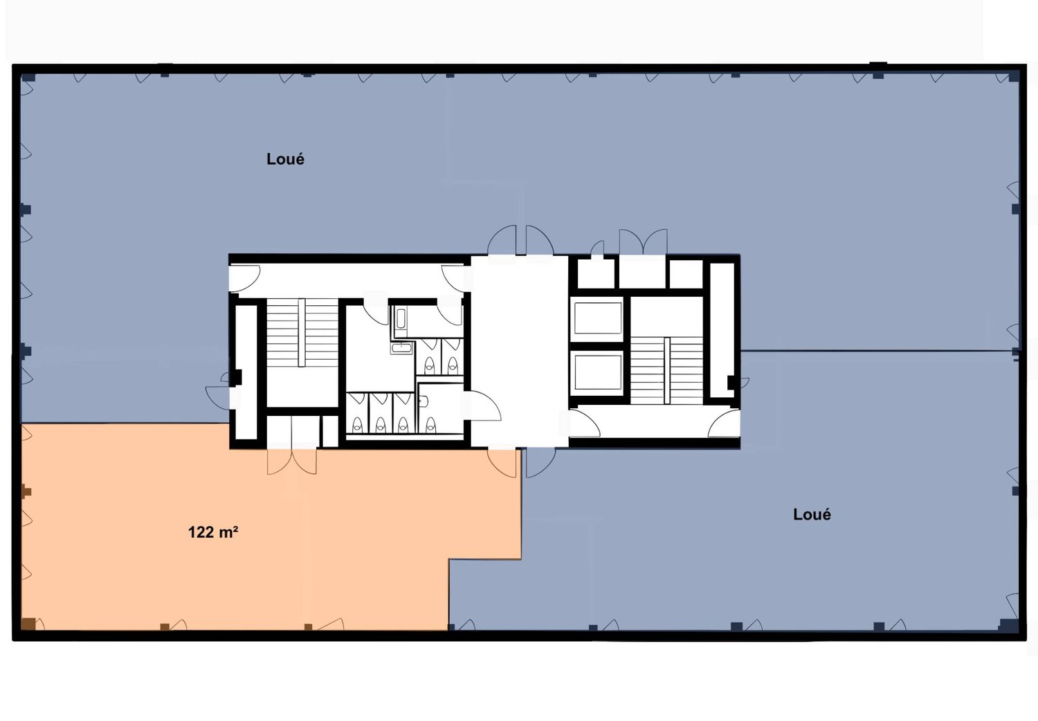 ufficio di 116m²