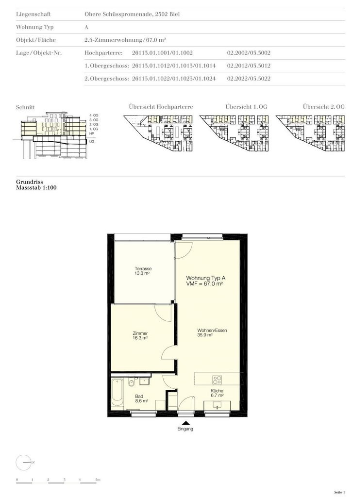 appartamento di 2 ½ locali, foto 7 di 7