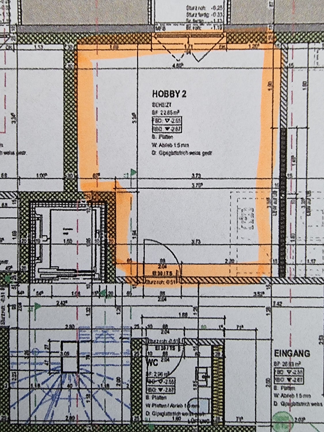 22m² office