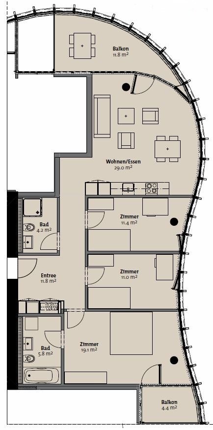 Appartamento di 4 ½ locali, foto 6 di 6