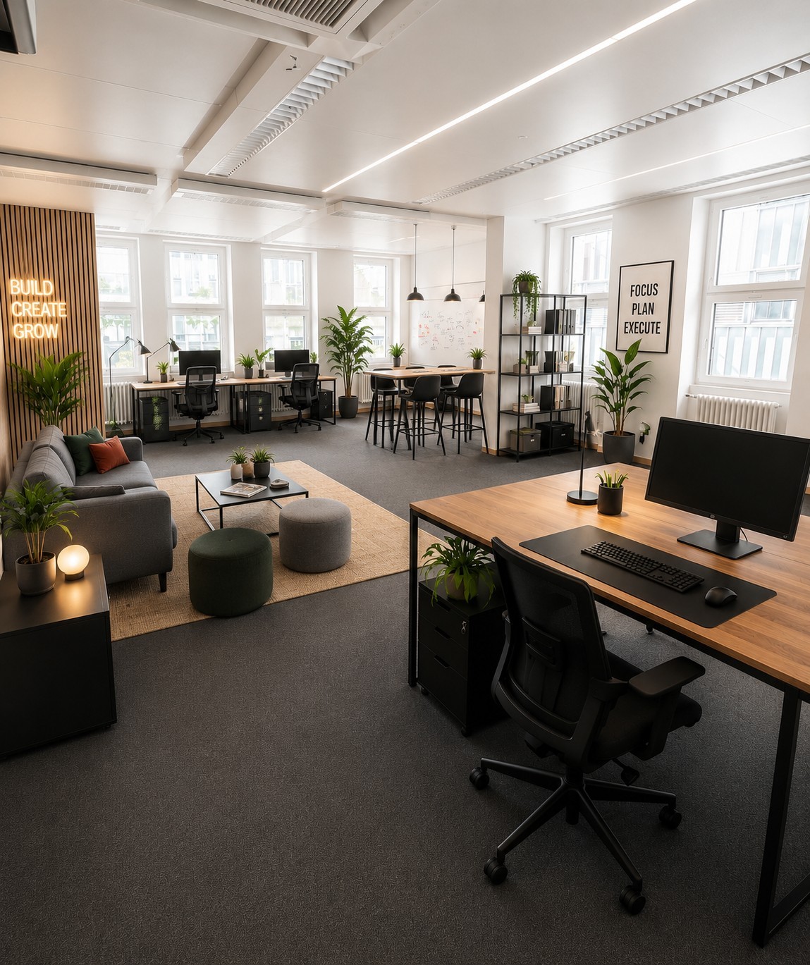 100m² commercial