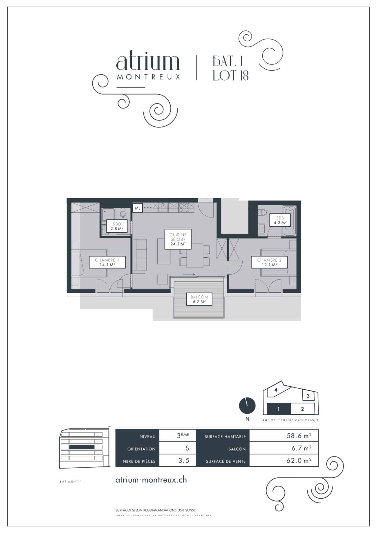 Appartamento di 3 ½ locali, foto 7 di 7