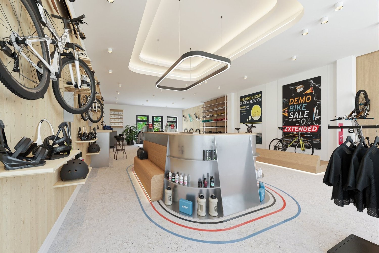 110m² magasin