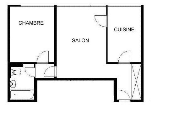 2 ½ rooms apartment