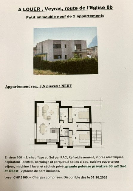 Appartamento di 3 ½ locali