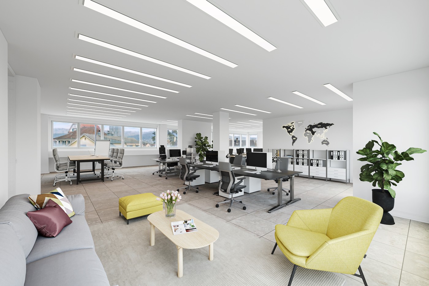 135m² ufficio, foto 3 di 7
