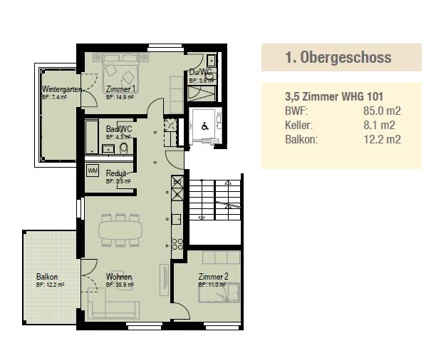Appartamento di 3 ½ locali, foto 10 di 10