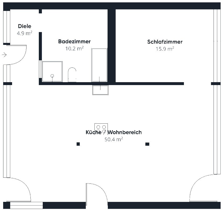 Appartamento di 2 ½ locali