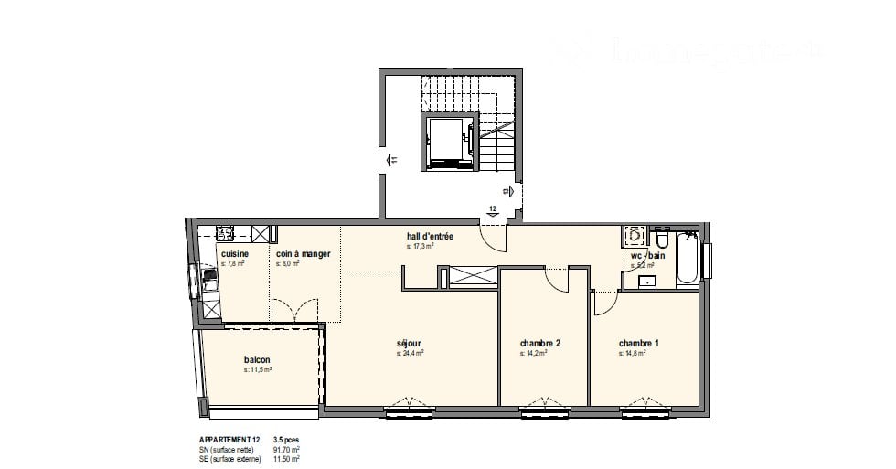 appartamento di 2 ½ locali, foto 5 di 5