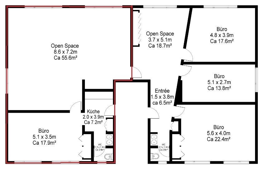 84m² ufficio