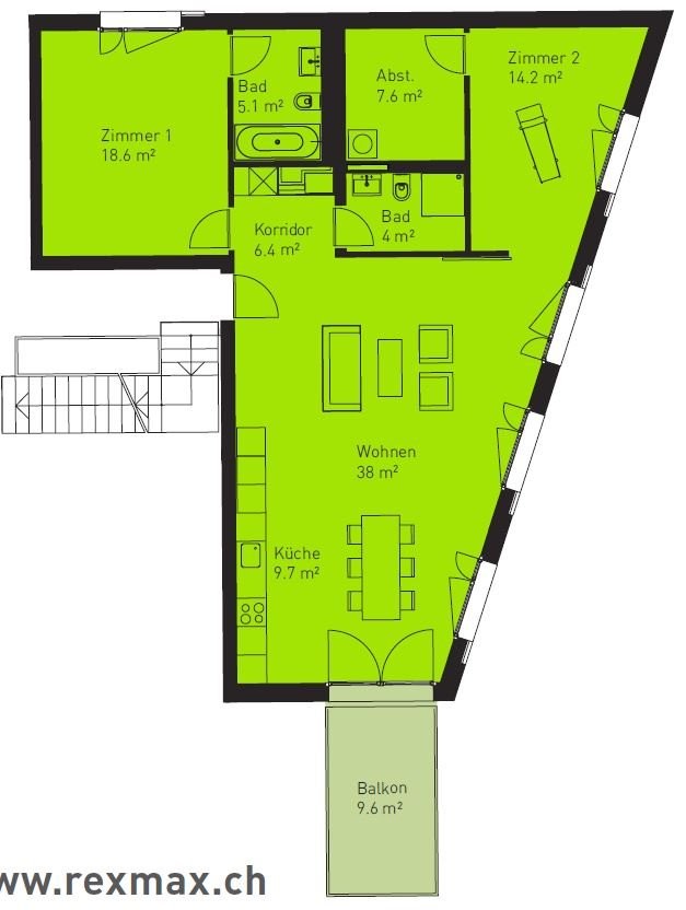 Appartamento di 4 ½ locali, foto 8 di 8
