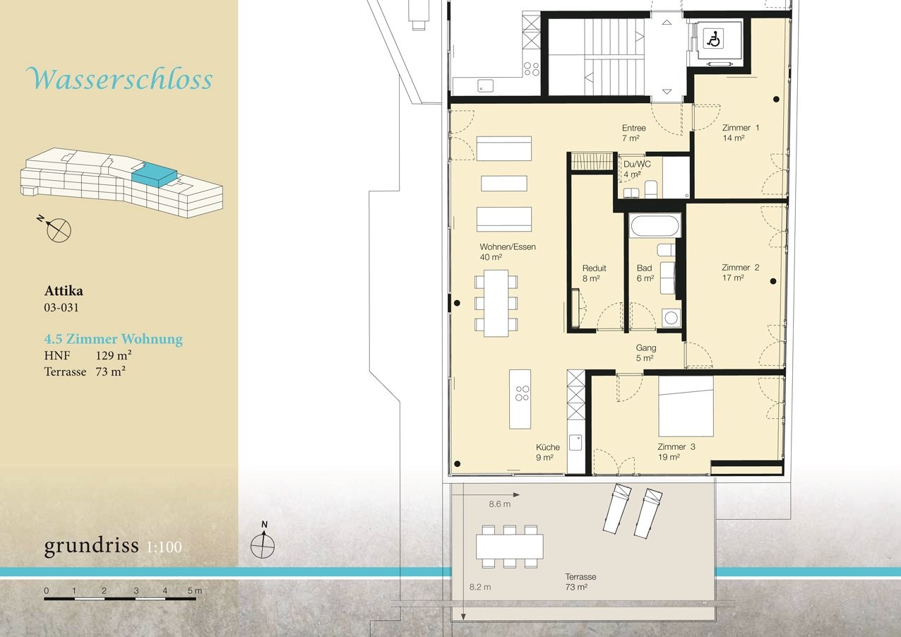 Appartamento attico di 4 ½ locali, foto 7 di 7