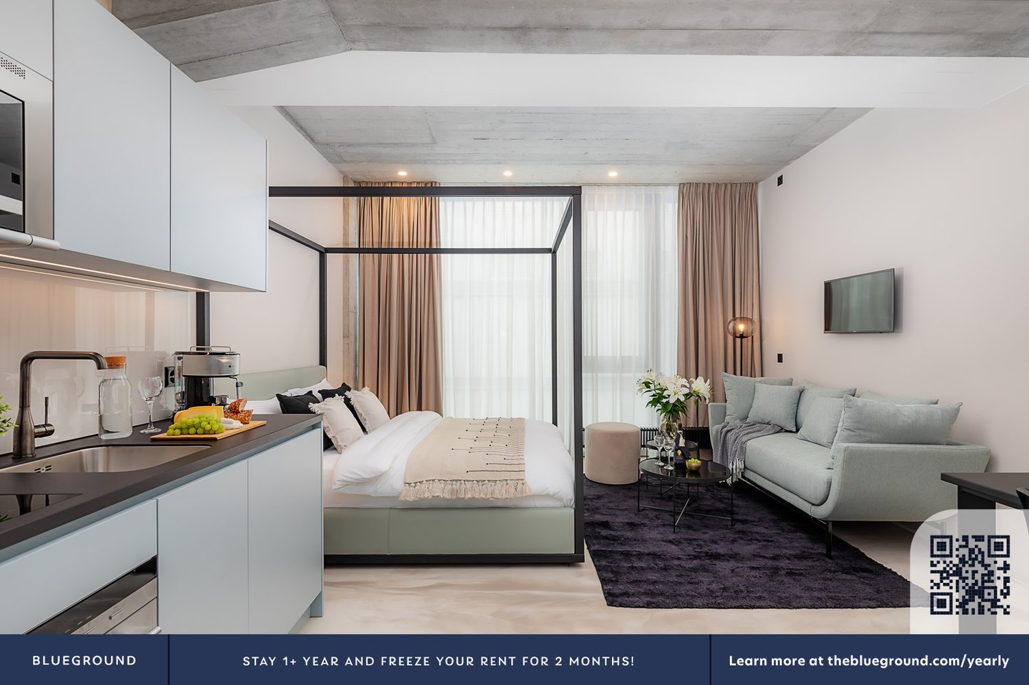 1 room furnished flat, foto 6 di 10
