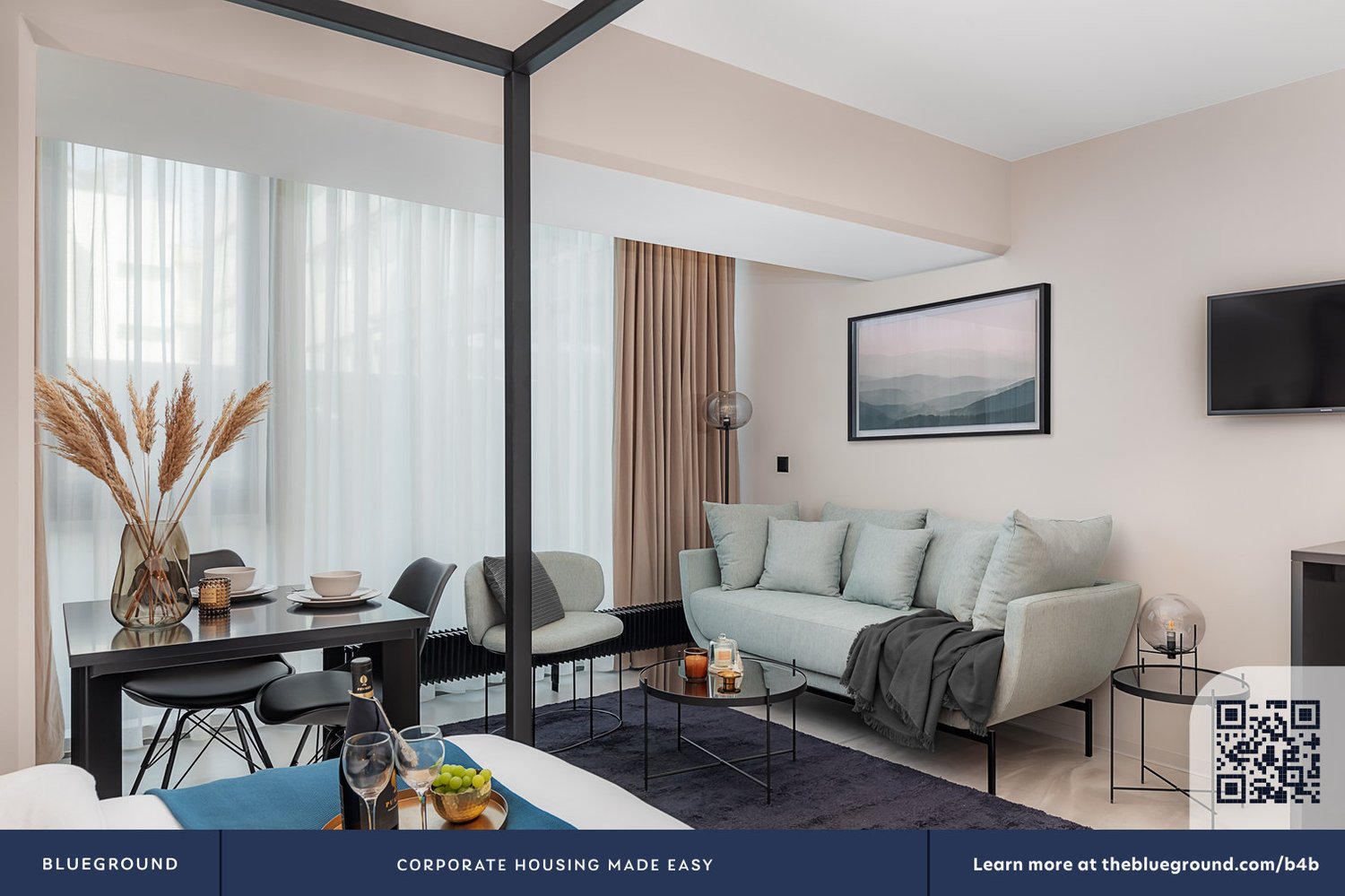 1 room furnished flat, foto 4 di 10