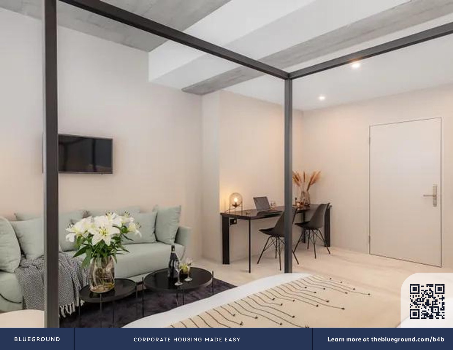 1 room furnished flat, foto 9 di 10