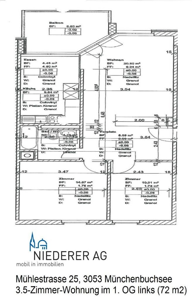 Appartamento di 3 ½ locali, foto 7 di 8