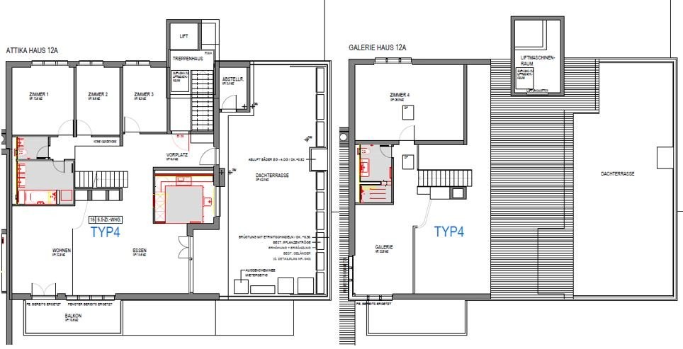 appartamento attico di 6 ½ locali