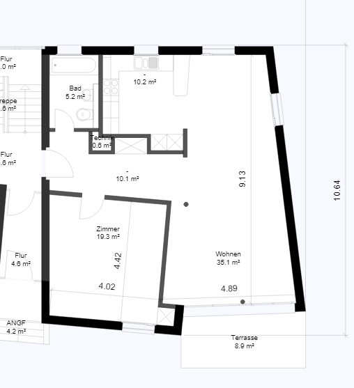 2 ½ rooms apartment