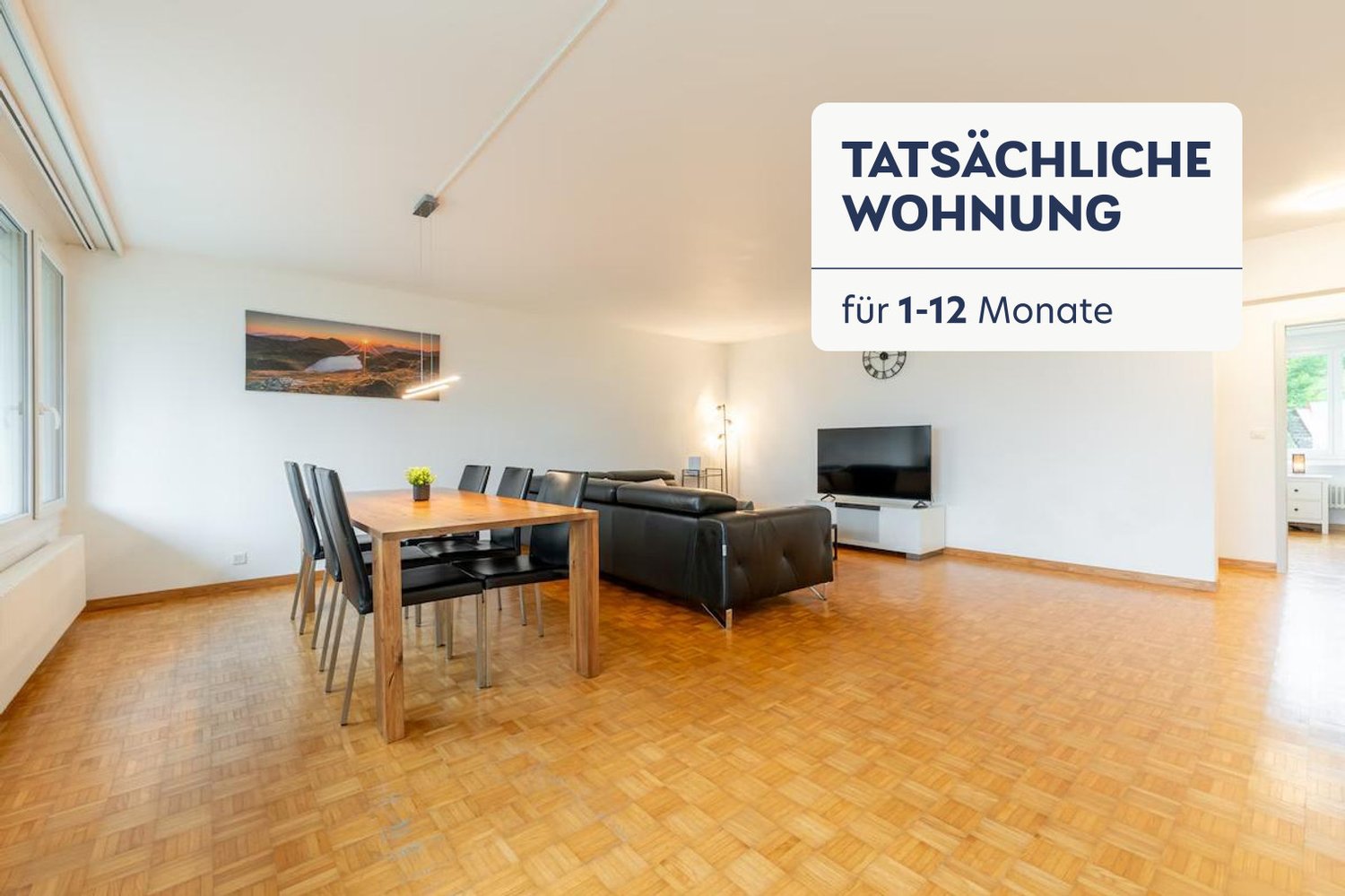 4 rooms furnished flat