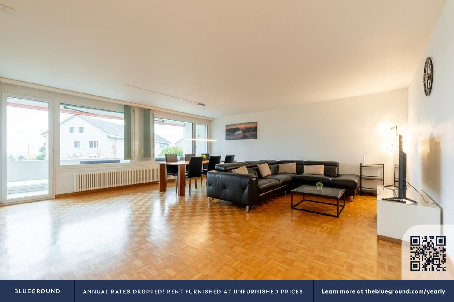4 rooms furnished flat