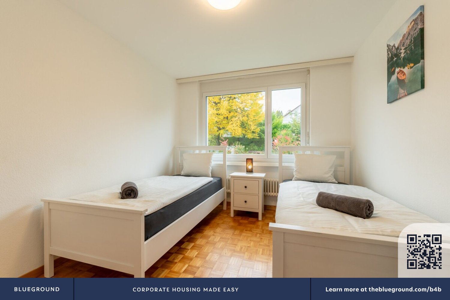 4 rooms furnished flat
