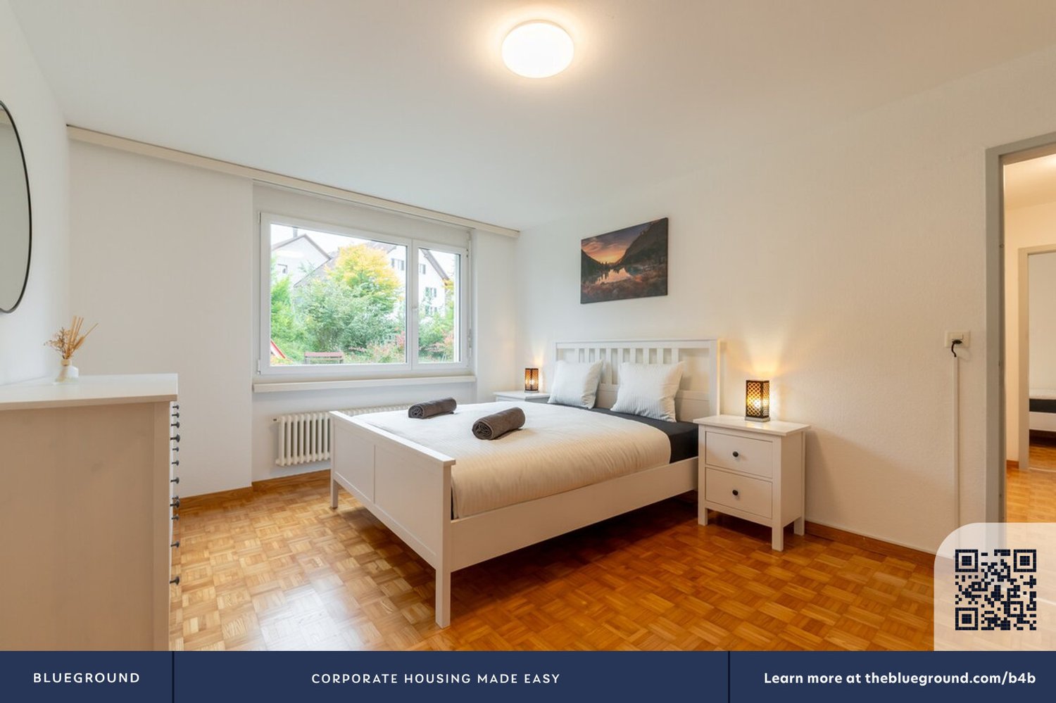 4 rooms furnished flat