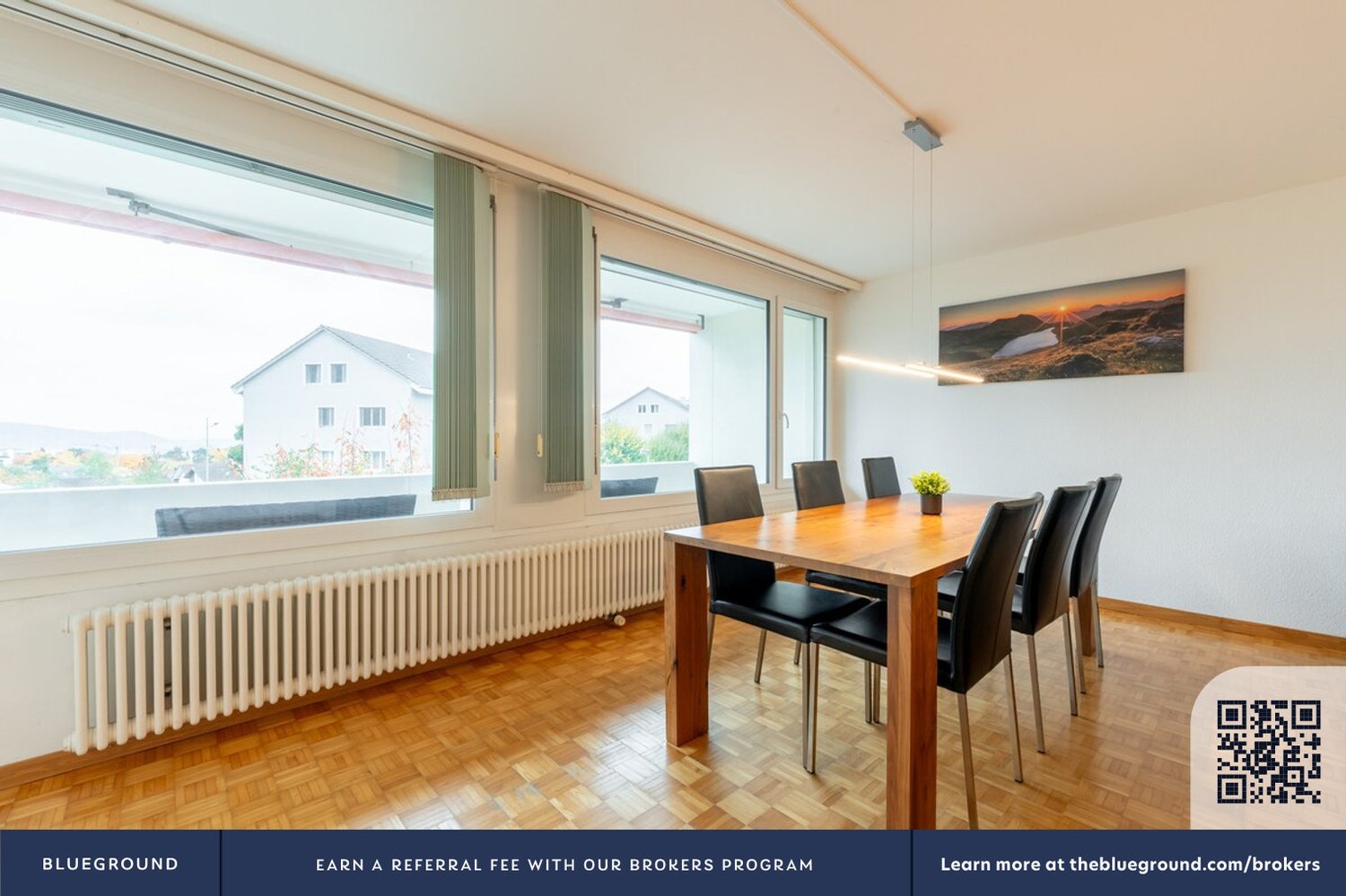 4 rooms furnished flat