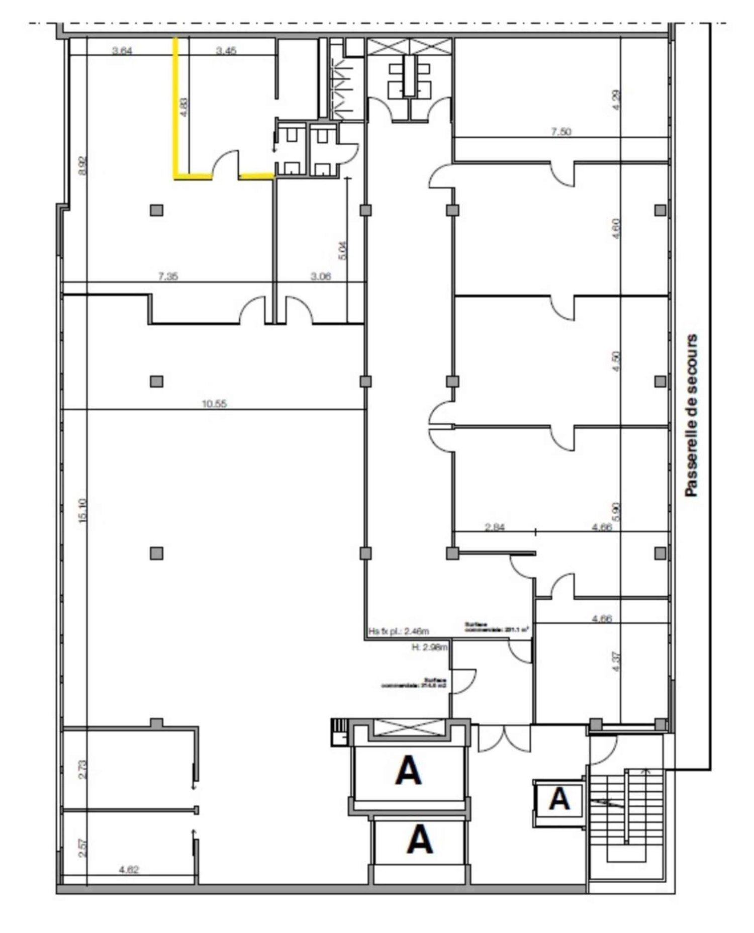314m² office