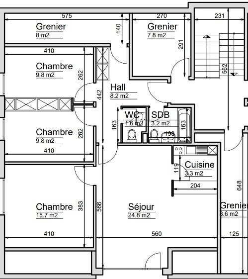 Duplex di 4 ½ locali, foto 7 di 8