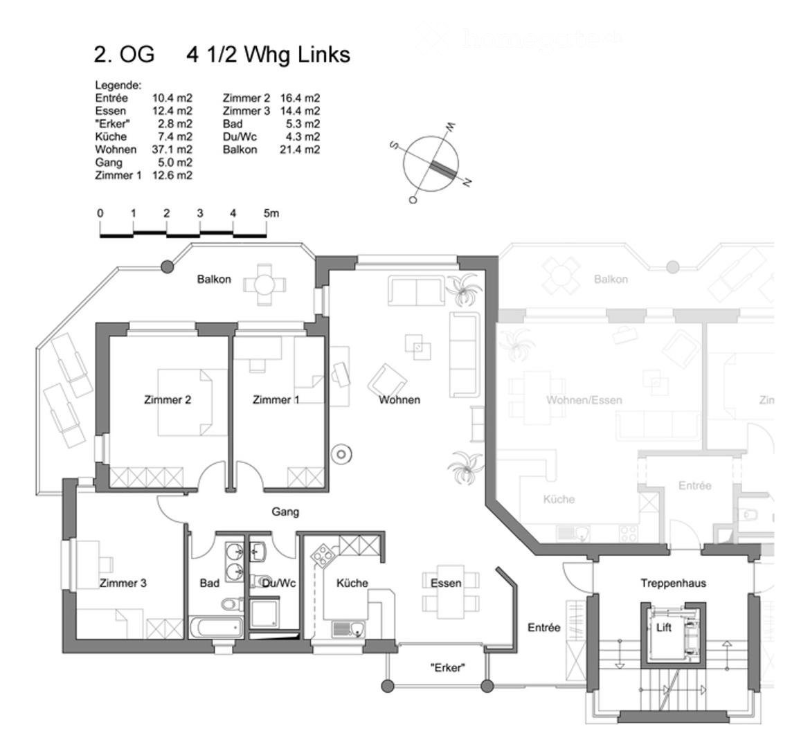 4 ½ rooms apartment