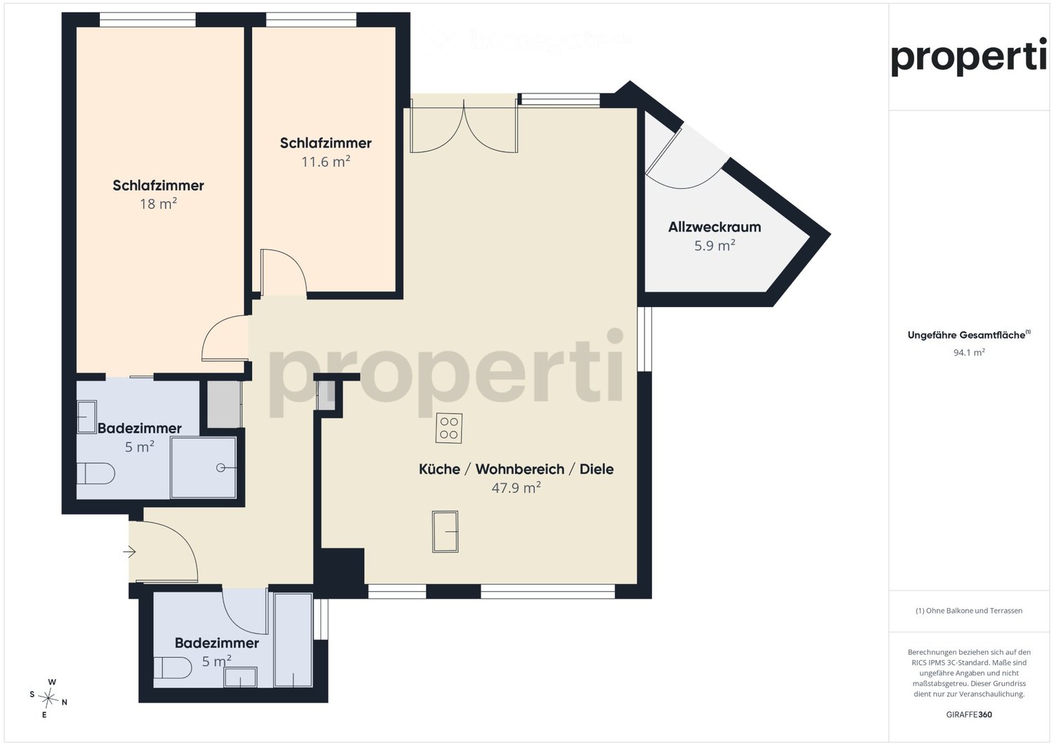 Appartamento di 3 ½ locali, foto 5 di 5