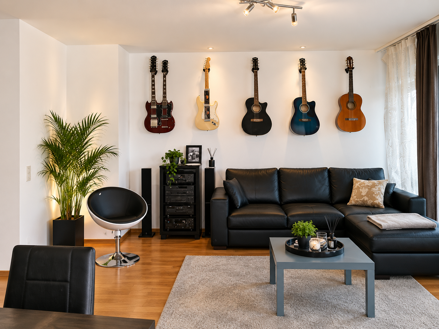 3 rooms terrace flat