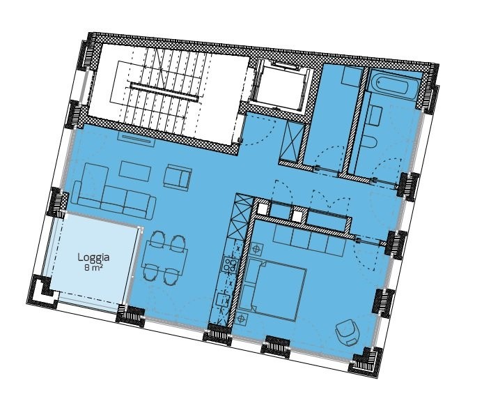 Appartamento di 2 ½ locali