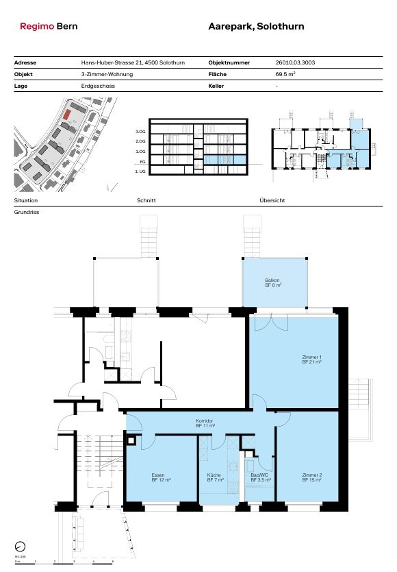 Appartamento di 3 locali, foto 9 di 9