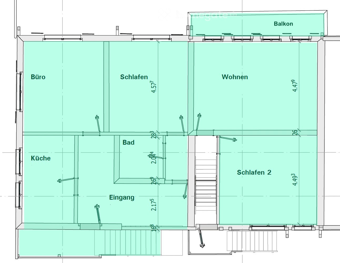 4 ½ rooms apartment