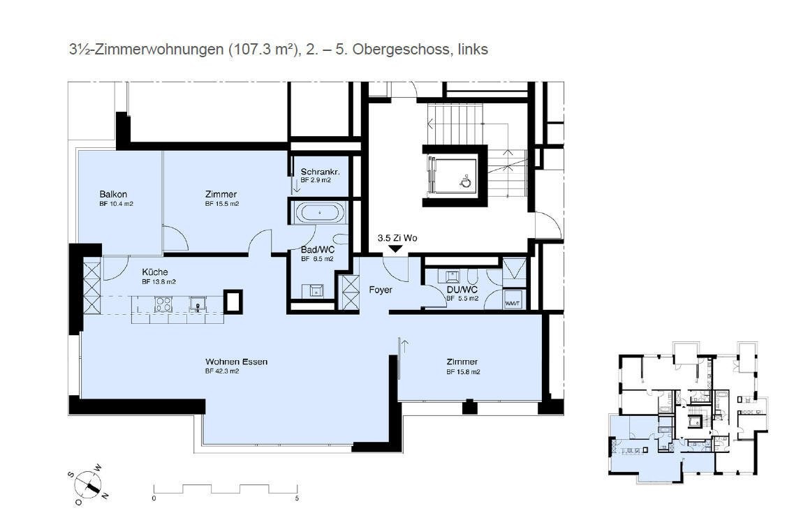 Appartamento di 3 ½ locali