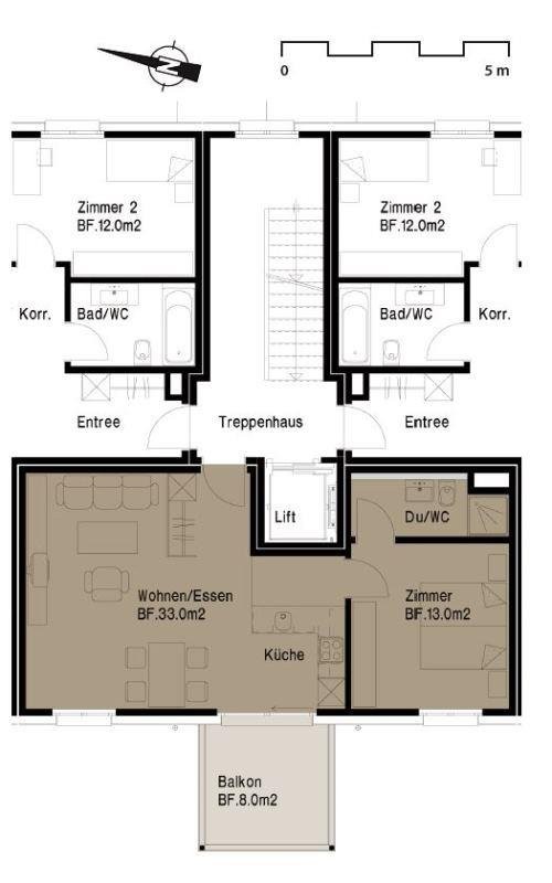3 ½ locali appartamento mansardato, foto 8 di 8