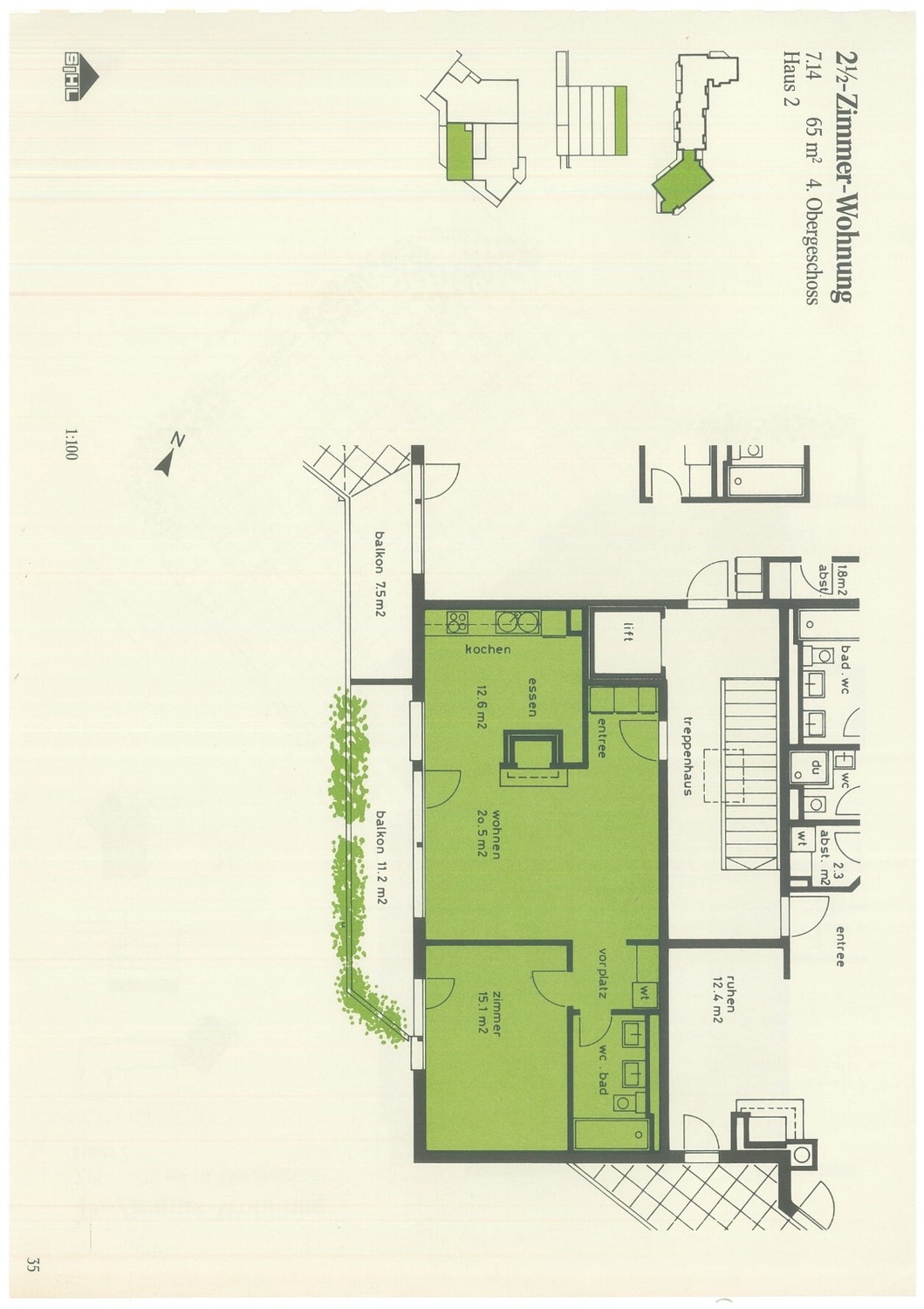 Appartamento di 2 ½ locali