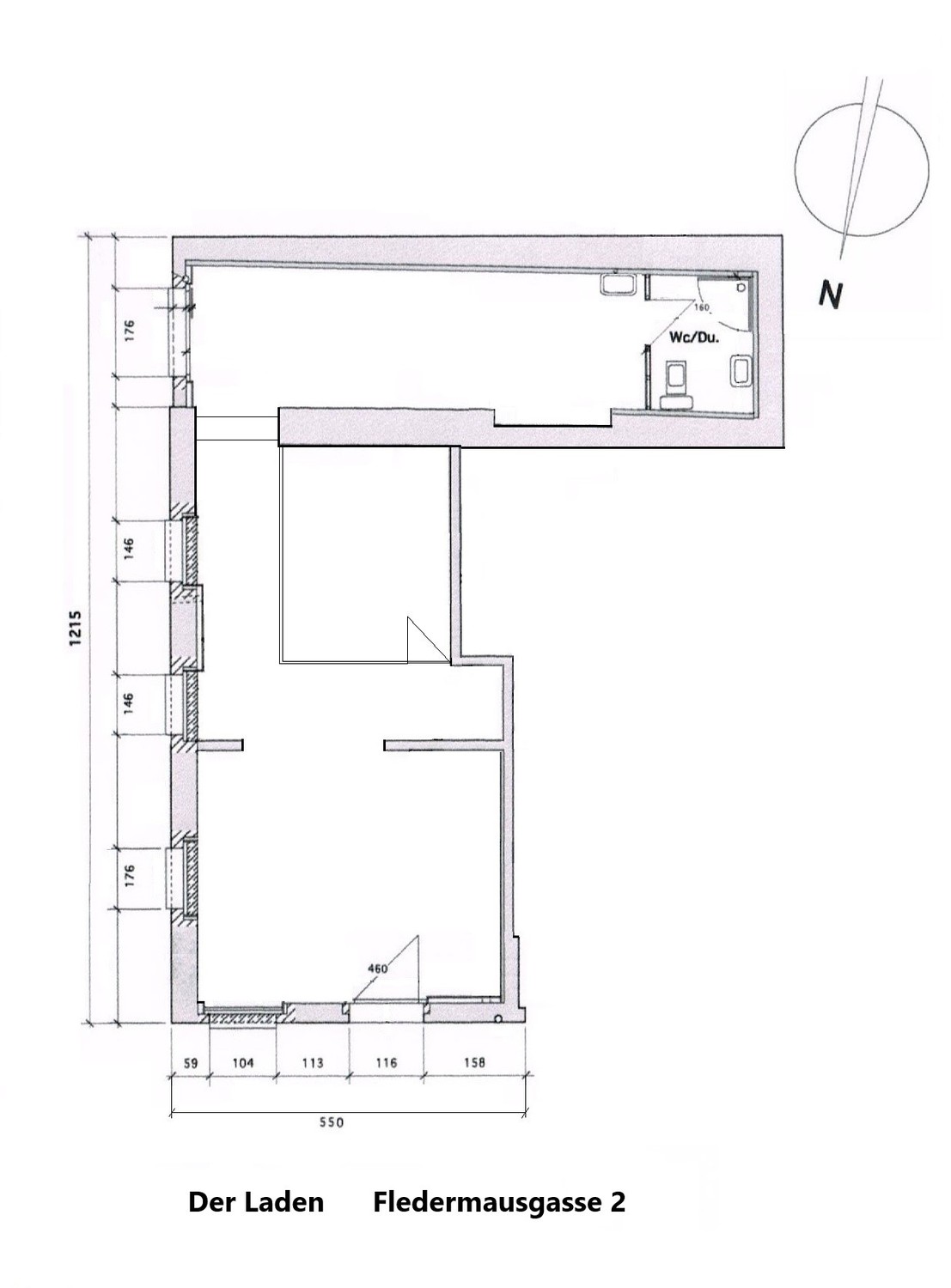 53m² commerciale
